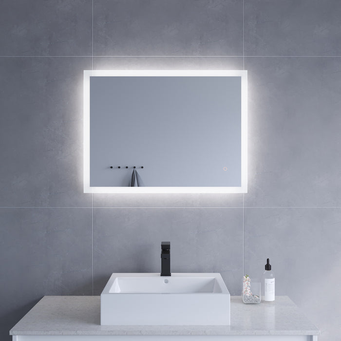 WDWRITTI Wandspiegel Spiegel Schwarz mit Led Beleuchtung mit 60cm  Spiegelleuchte (50x70 80x60 HD Spiegel mit Licht Wandleuchte,  Kaltweiß-6500K, 180° Drehbar, Dehnbar), energiesparender